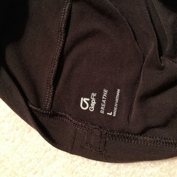 Gap laced back l/s dk grey exercise top - Picture 3 of 5